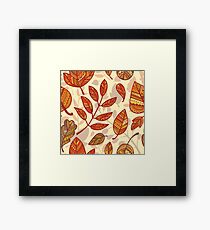 Autumn leaves Framed Print