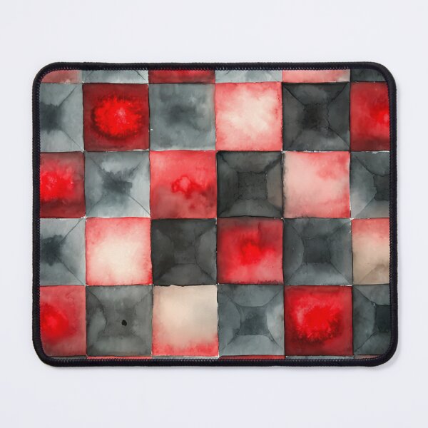 Item preview, Abstract Mosaic of Red and Grey designed and sold by aminz4.