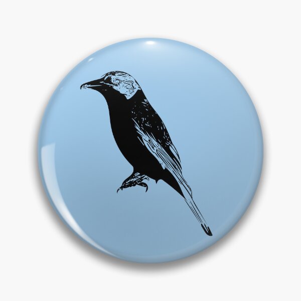 Item preview, Gray Butcherbird Black Design  designed and sold by designsasstultd.