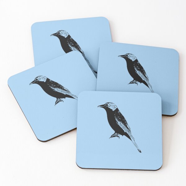 Item preview, Gray Butcherbird Black Design  designed and sold by designsasstultd.