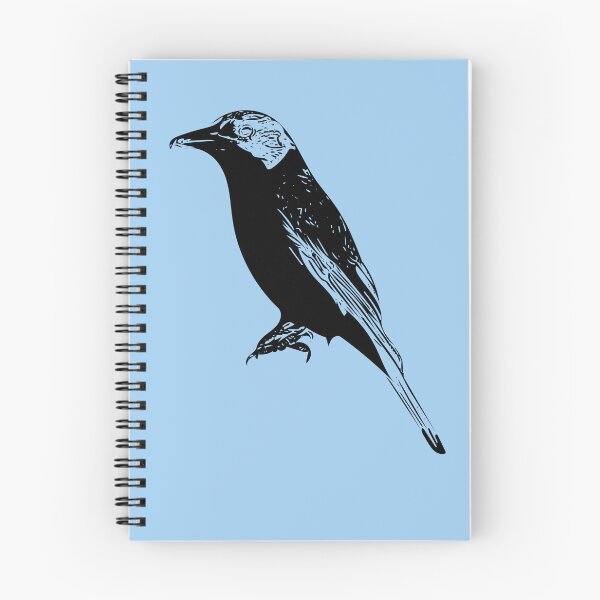 Item preview, Gray Butcherbird Black Design  designed and sold by designsasstultd.