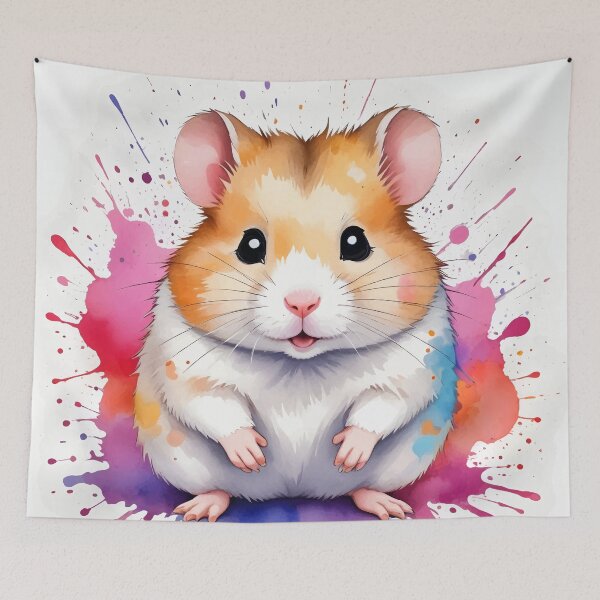 Item preview, Watercolor Hamster designed and sold by WildlifeInc.