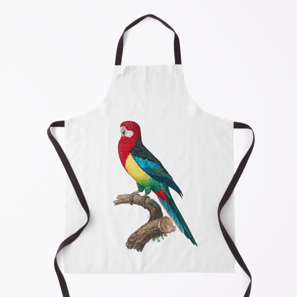 Item preview, Vintage colourful redhead parrot art designed and sold by Aysa Galaxy.
