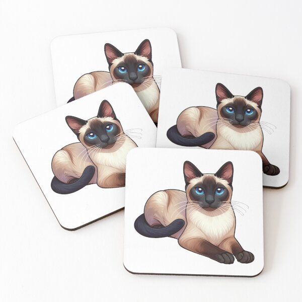 Item preview, Siamese cat 3  designed and sold by REDCATWWW.