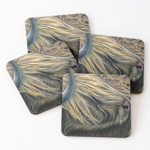 Item preview, Morag the highland cow by Fiona Bárcenas designed and sold by Fiona Bárcenas.