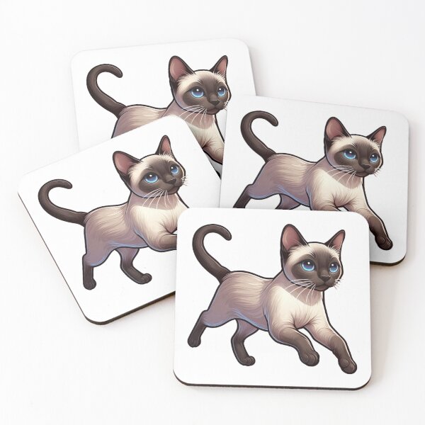 Item preview, Siamese cat 2  designed and sold by REDCATWWW.