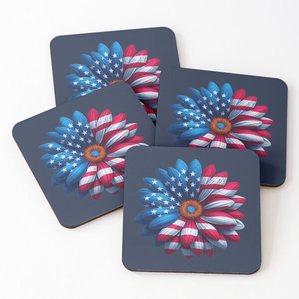 Item preview, Independence Day Art 4 July Patriot American Tradition Daisy designed and sold by popanato.