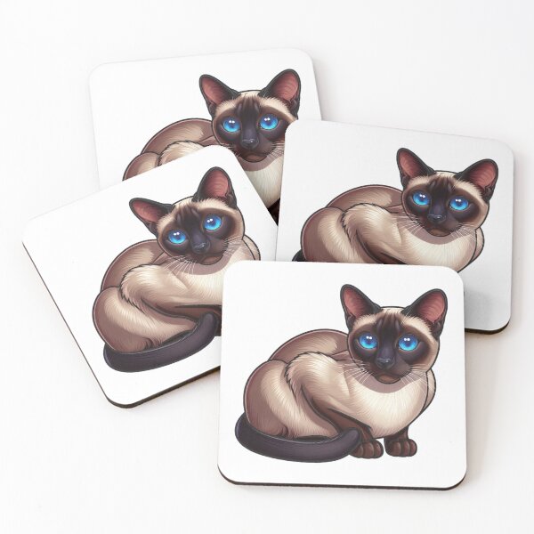Item preview, Siamese cat 1  designed and sold by REDCATWWW.