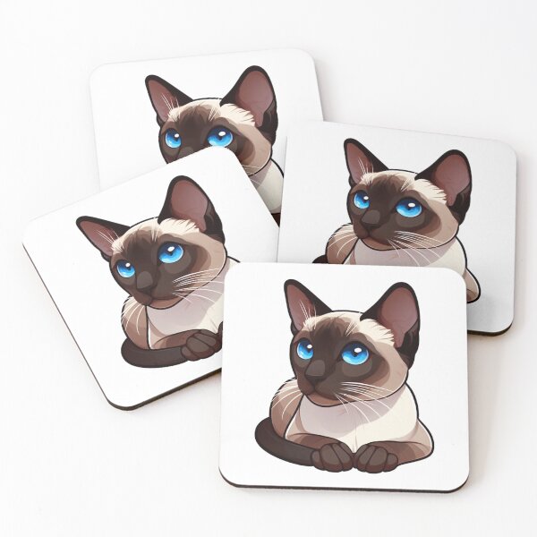 Item preview, Siamese cat 4  designed and sold by REDCATWWW.