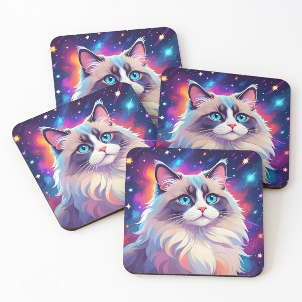 Item preview, Ragdoll Galaxy Cat designed and sold by WildlifeInc.