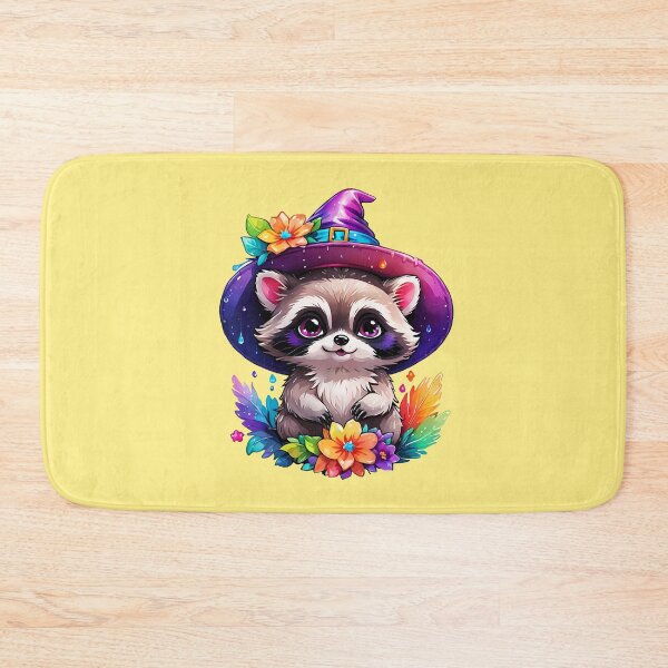 Item preview, Tiny raccoon Witch designed and sold by Cosmicreations1.