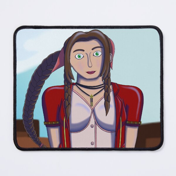 Item preview, Aerith from Final Fantasy 7 remake because there isn't enough fanart of aerith designed and sold by theJinchuriki.