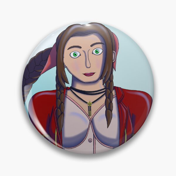 Item preview, Aerith from Final Fantasy 7 remake because there isn't enough fanart of aerith designed and sold by theJinchuriki.