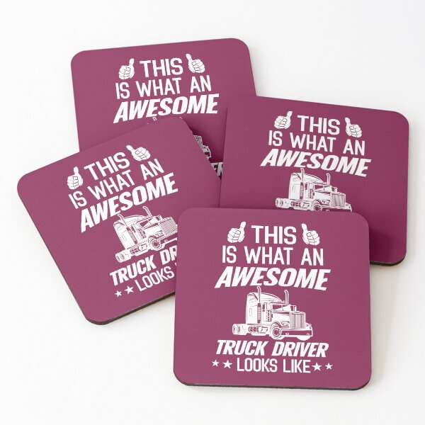 Item preview, This Is What An Awesome Truck Driver Looks Like. Funny Trucker Quote designed and sold by DesignHouse07.