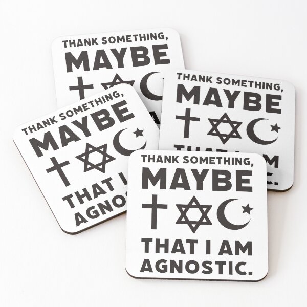 Item preview, Humorous agnostic design  designed and sold by Rachel the Artist .