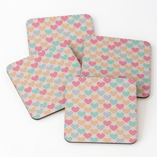 Item preview, Pastel Heart Texture designed and sold by Kawaii-4-You.