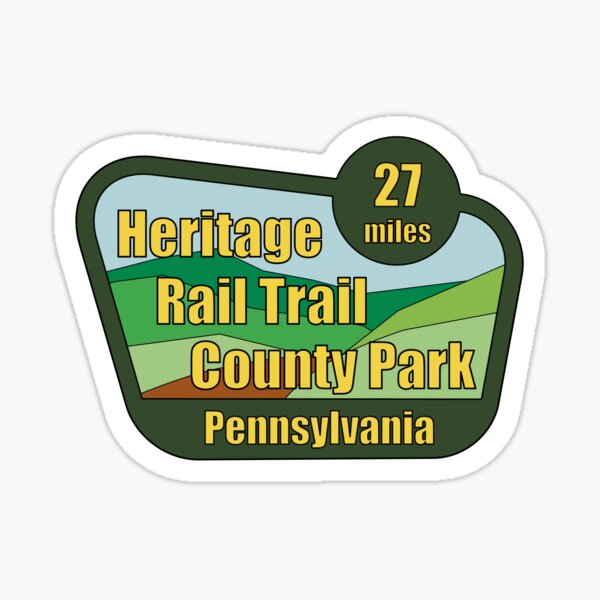 Item preview, Heritage Rail Trail County Park (Sign) designed and sold by PurpleCowStudio.