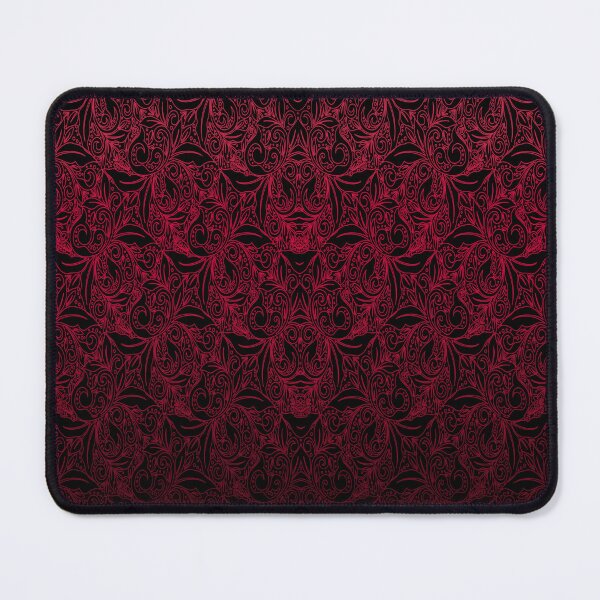 Item preview, Devils dance lace pattern red and black leggings designed and sold by ByteMode.