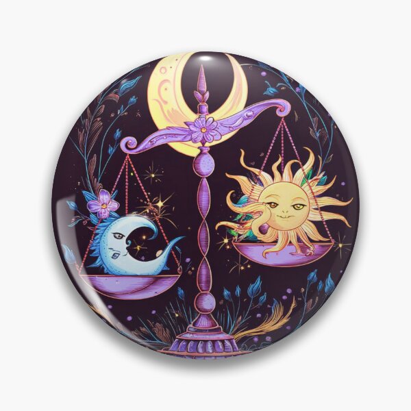 Item preview, Libra Astrology. Moon in Libra, Zodiac sign, Libra symbol designed and sold by ZodiacWonders.