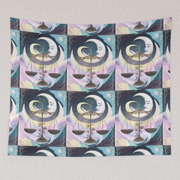 Item preview, Libra Astrology. Moon in Libra, Zodiac sign, Libra symbol designed and sold by ZodiacWonders.