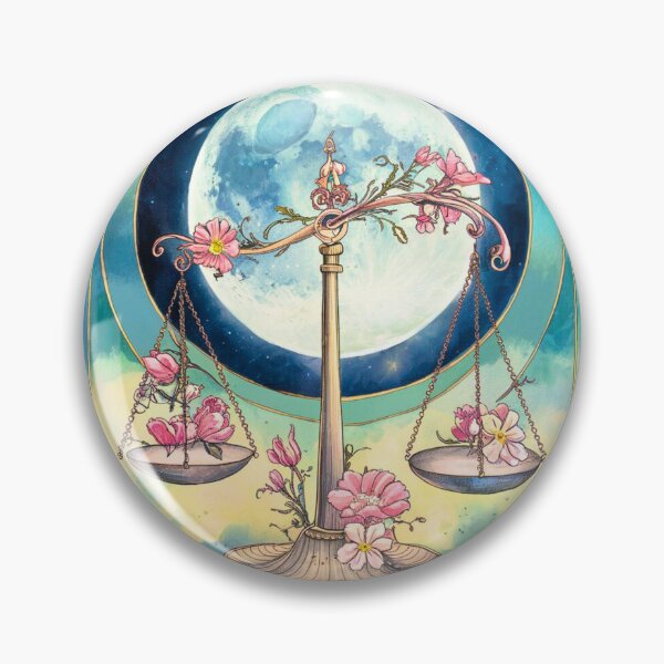Item preview, Libra Astrology. Moon in Libra, Zodiac sign, Libra symbol designed and sold by ZodiacWonders.