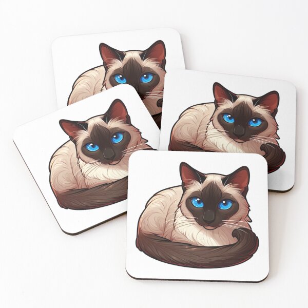 Item preview, Siamese cat 6 designed and sold by REDCATWWW.