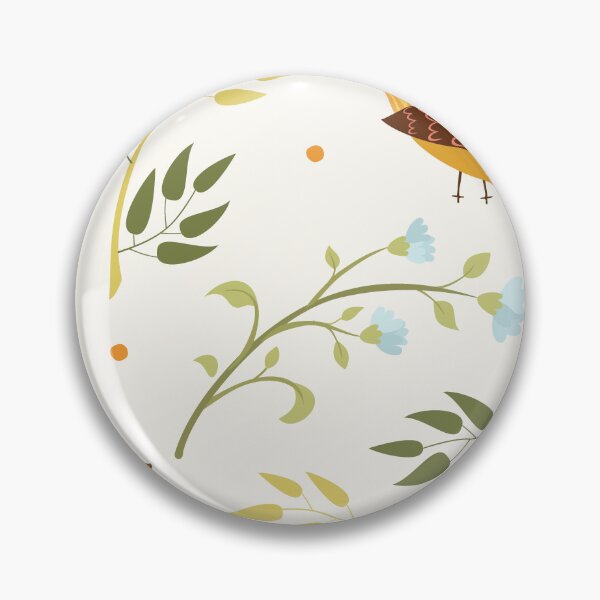 Item preview, Nature's Melody: Birds and Plants Seamless Pattern designed and sold by hjian8219.