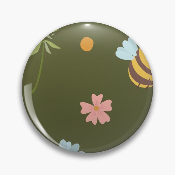 Item preview, Bee Meadow Delight: Seamless Pattern designed and sold by hjian8219.