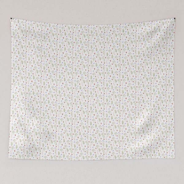 Item preview, "Bluebell Breeze: Gentle Flowers Seamless Pattern" designed and sold by hjian8219.