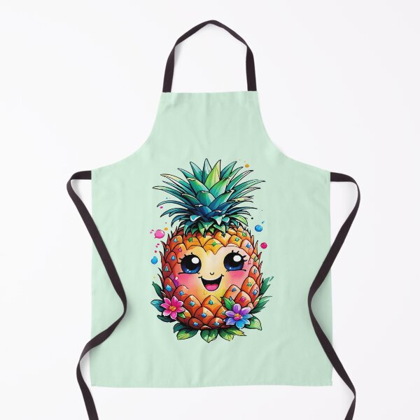 Item preview, "Sunshine Smiles: Rainbow Floral Pineapple Sticker on Redbubble" designed and sold by Cosmicreations1.