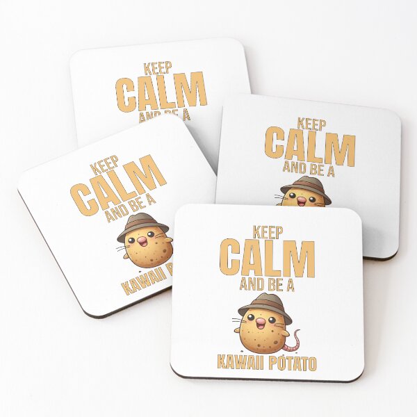 Item preview, keep calm and be a kawaii potato girls Mole designed and sold by LemuellTrends.