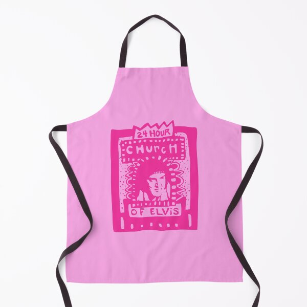 Item preview, 24 Hour Church of Elvis - Hot Pink designed and sold by Arcane Orchid.