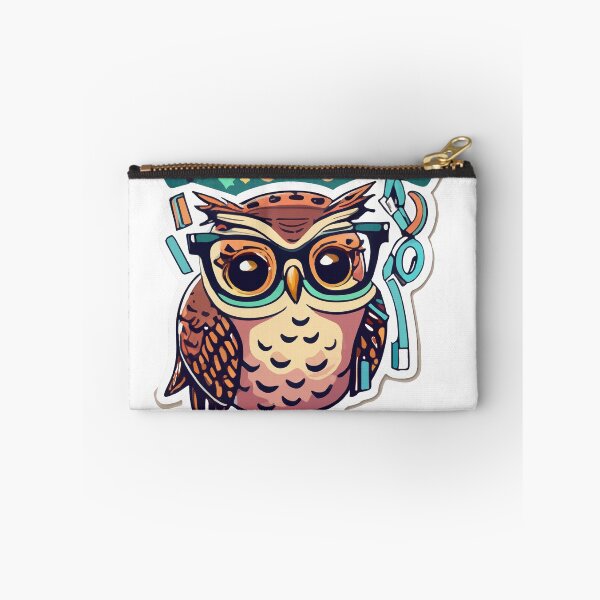 Item preview, Wisdom In Code - Whimsical Owl Coder designed and sold by NiftyWrx.
