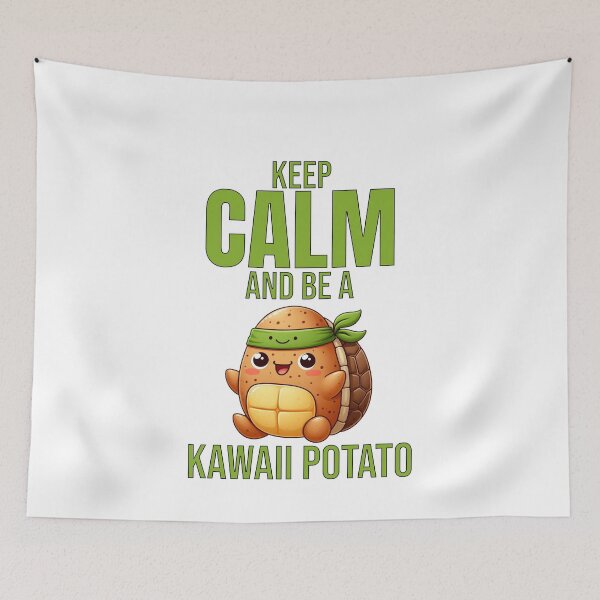 Item preview, keep calm and be a kawaii potato girls Turtle designed and sold by LemuellTrends.
