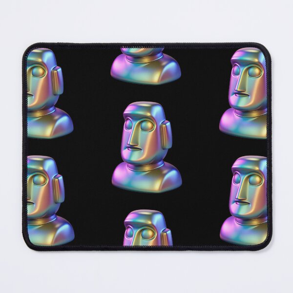 Item preview, Holographic Moai Head designed and sold by bearslover.