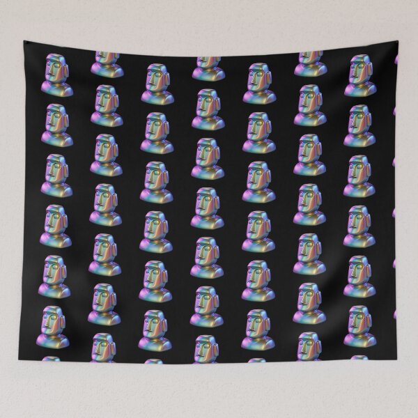 Item preview, Holographic Moai Head designed and sold by bearslover.