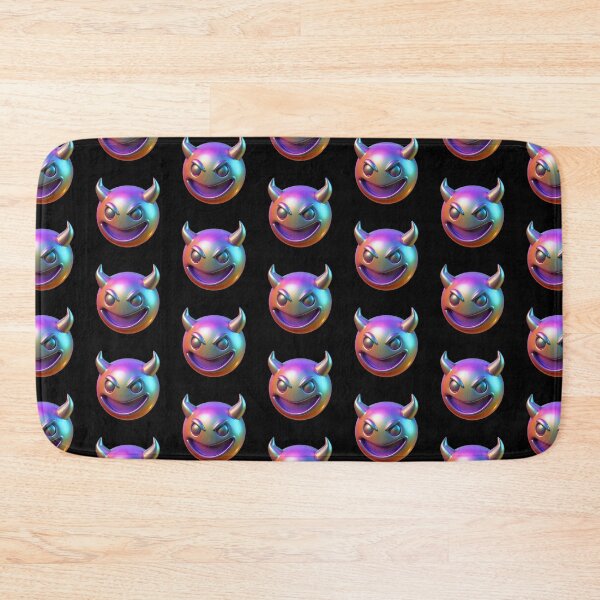 Item preview, Holographic Horny Devil Emoji designed and sold by bearslover.