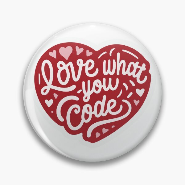 Item preview, Love What You Code - Web Designer Stylish Sticker designed and sold by NiftyWrx.