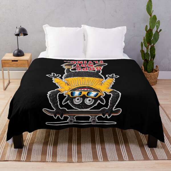 Item preview, Funny Monster Skateboarding Fail - Oops, Not Flying designed and sold by Taans-Creation.