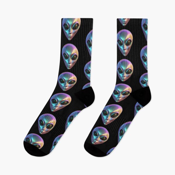 Item preview, Holographic Alien Head Emoji designed and sold by bearslover.