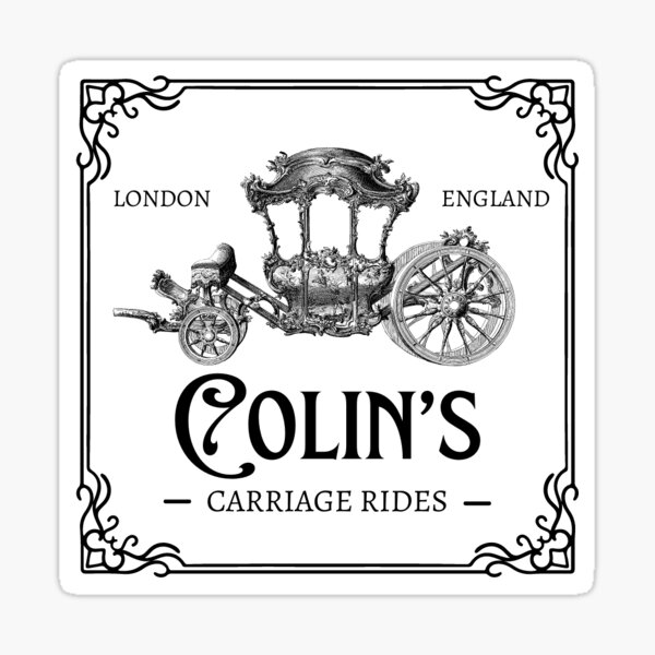 Aperçu de l'œuvre Les promenades en calèche de Colin  créée et vendue par Niagara Stickers.