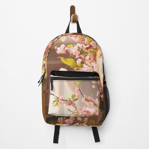 Artikelvorschau, Fuchs-Portrait. Fuchs mit Kirschblüte, Blumenfuchs, Vintage-Fuchs, Fuchs-Gemälde, Johannes Vermeer-Stil entworfen und verkauft von FoxVibes.