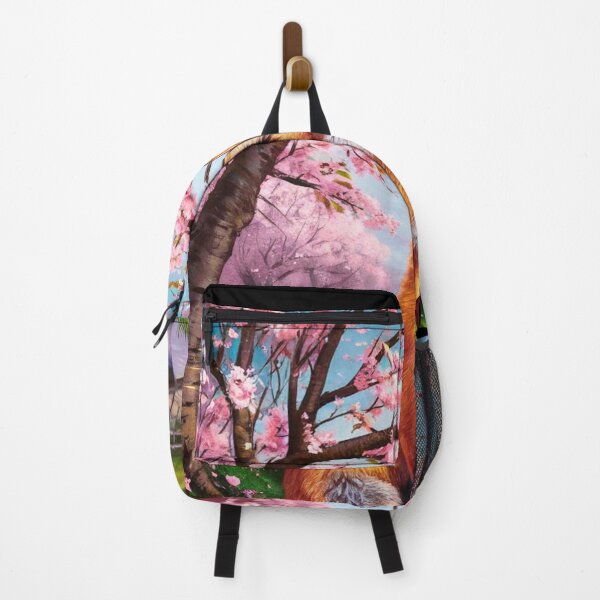 Artikelvorschau, Fuchs-Portrait. Fuchs mit Kirschblüte, Blumenfuchs, Vintage-Fuchs, Fuchs-Gemälde, Johannes Vermeer-Stil entworfen und verkauft von FoxVibes.