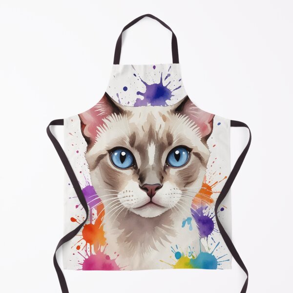 Item preview, Watercolor Siamese Cat designed and sold by WildlifeInc.