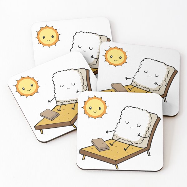 Item preview, Fluffy Marshmallow Lounging on a Graham Cracker designed and sold by omerfdln34.