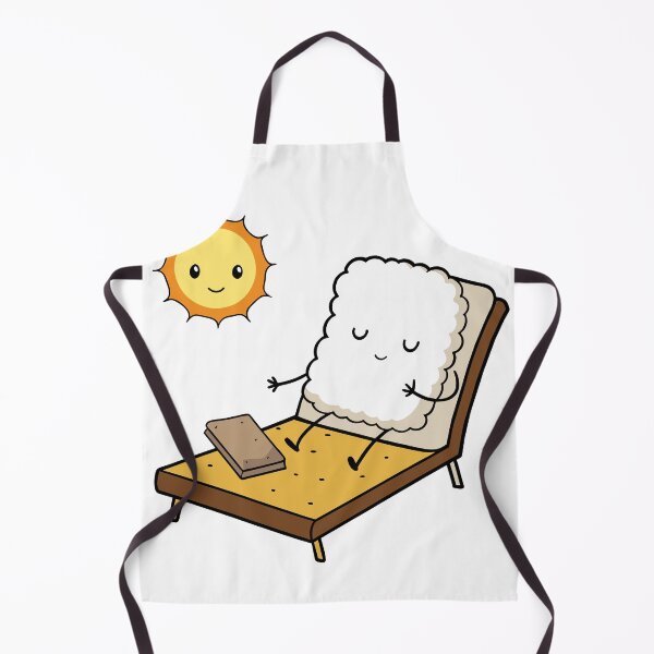 Item preview, Fluffy Marshmallow Lounging on a Graham Cracker designed and sold by omerfdln34.