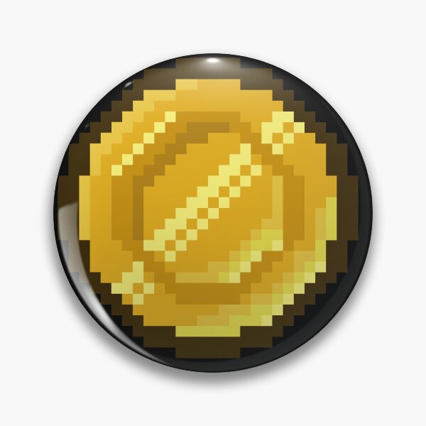 Item preview, Pixel Art Gold Coin designed and sold by BroccoliXer.