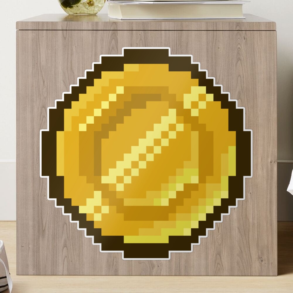 Pixel Art Gold Coin