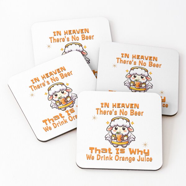Item preview, in heaven there's no beer Sheep designed and sold by LemuellTrends.