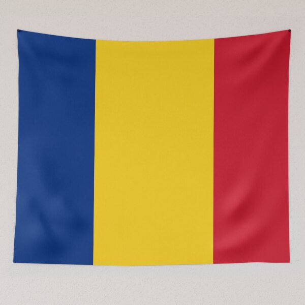Item preview, Romania Flag designed and sold by Candie-Shop.
